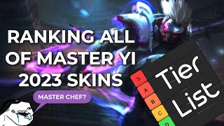 Ranking EVERY Master Yi (WuJew Style) Skin 2023 in League of Legends #tierlist