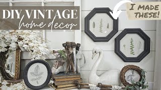 Thrift Flips for resale • Creating your own vintage inspired artwork • DIY your own home decor