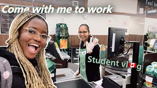 Come with me to work | International Student Vlogs | Canada 🇨🇦