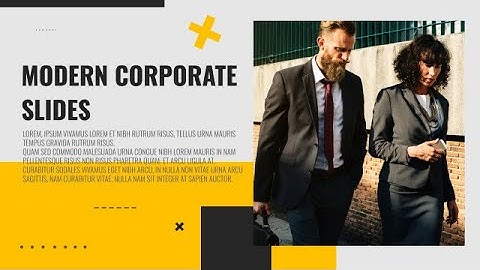 Modern Corporate Slides After Effects Templates