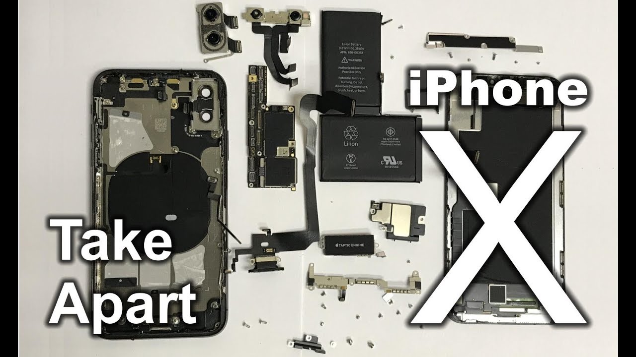 How to Take Apart the Apple iPhone X in 7 Minutes - YouTube