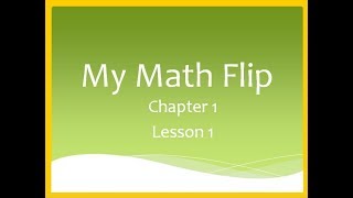 My Math Flip Chapter 1 Lesson 2