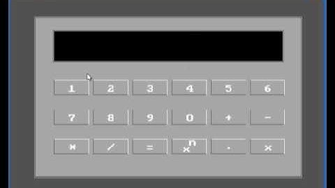 How to create calculater with C graphics