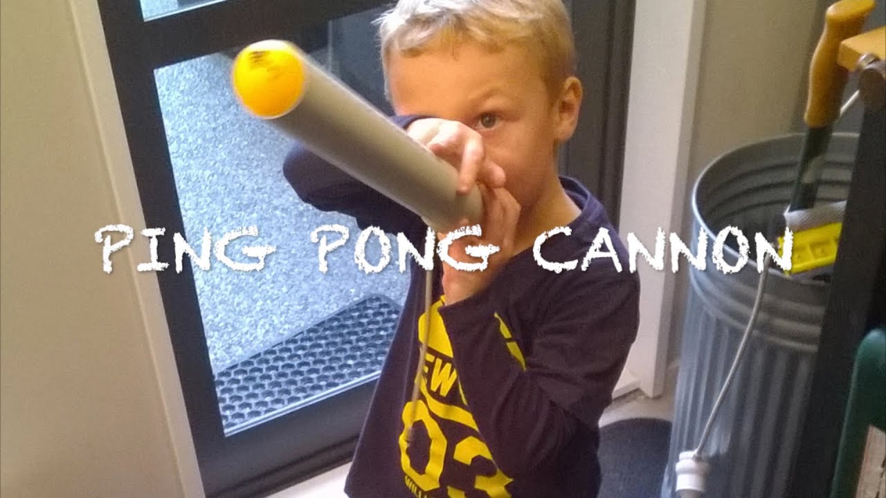 Ping Pong Ball Air Canon YouTube