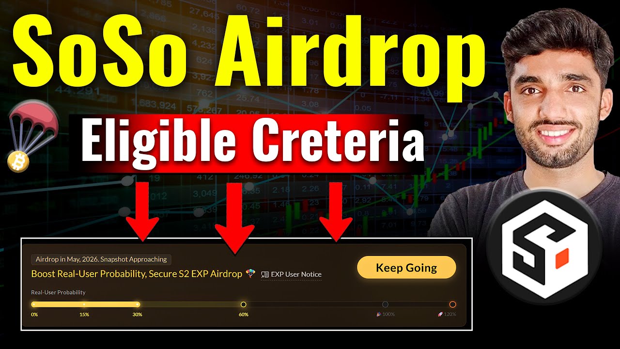 Soso Value Airdrop  Season 2 Update | Sosovalue Season 2 Airdrop Eligibility Verification