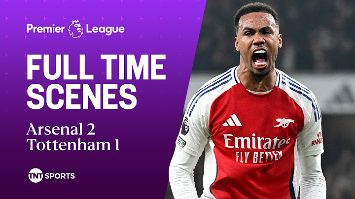 FULL-TIME SCENES: NORTH LONDON IS RED as Arsenal defeat Tottenham in the North London Derby 🔴