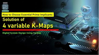 KMap for 4 variables | Essential prime implicants | Karnaugh Map