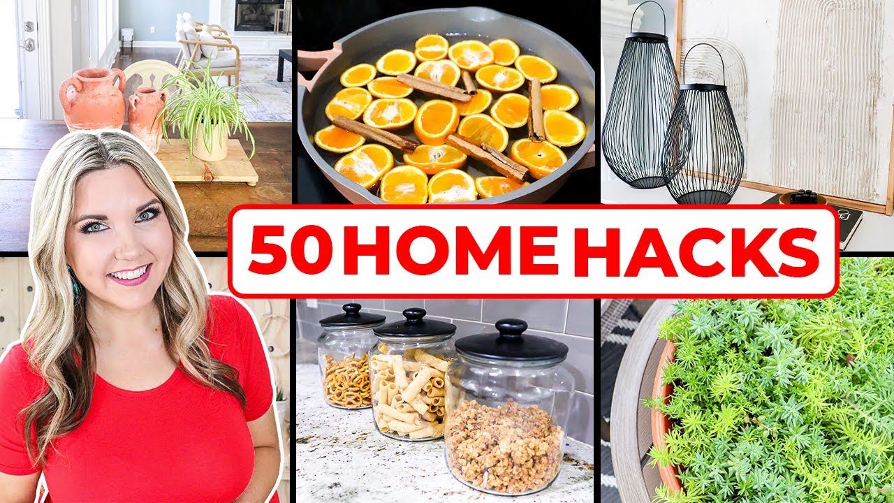 ⁣50 Home Hacks that ACTUALLY WORK!