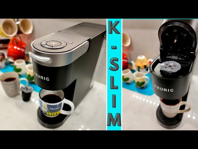 Keurig K-Slim Single Serve K-Cup Pod Coffee Brewer, 8 to 12 oz. White