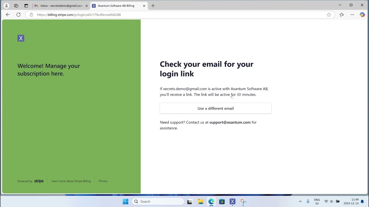 Downloading Xecrets Ez License