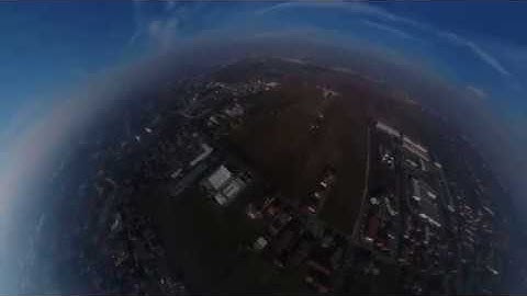 DJI SPARK | TINY PLANET FIELDS AND THE CITY | Manual Mode (THETA+)