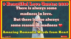 â¤ Best Love Quotes and Words to Express My Love 2019 #1 (9 BEAUTIFUL QUOTES!)  - Durasi: 2:31. 