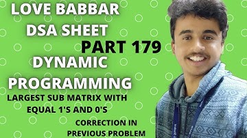 Largest area sub matrix with equal 1