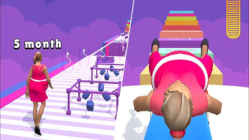 Pregnant Run 3D - Gameplay Android Game Ios @PoppyKiddyRoblox