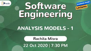 Software Engineering - Analysis Models I | 22 October | 7:30 PM