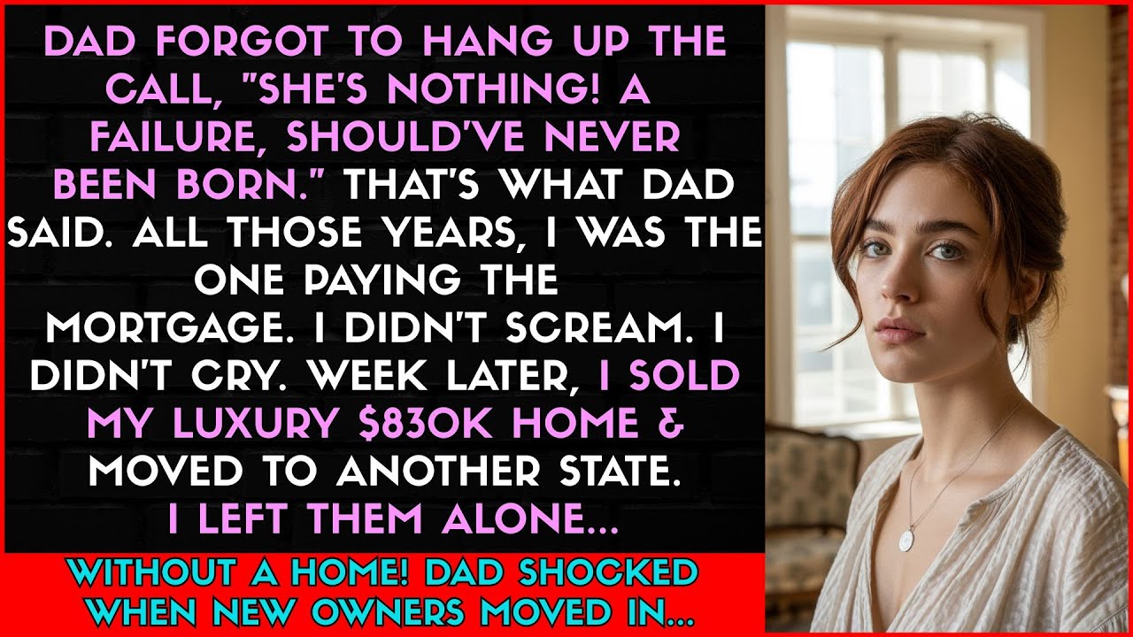 Dad Called Me a Worthless Failure! So I Sold the $830K House He Was Living In and Left Him Alone...