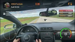 AMTuned B6 S4 4.2 Turbo - World Record 1/4 mile time!