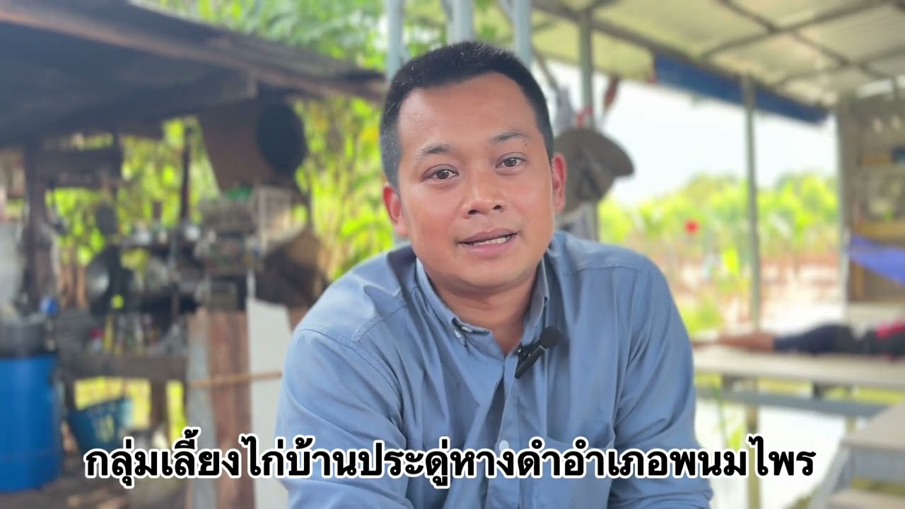 กลุ่มวิสาหกิจเลี้ยงไก่บ้านประดู่หางดำอำเภอพนมไพร