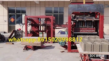 QT4-15 block machine pallet feeder machine