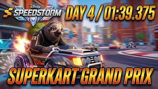#disneyspeedstorm | Superkart Grand Prix | Day 4 | Flash Slothmore | 01:39.375 | #gameloft #warmup screenshot 3