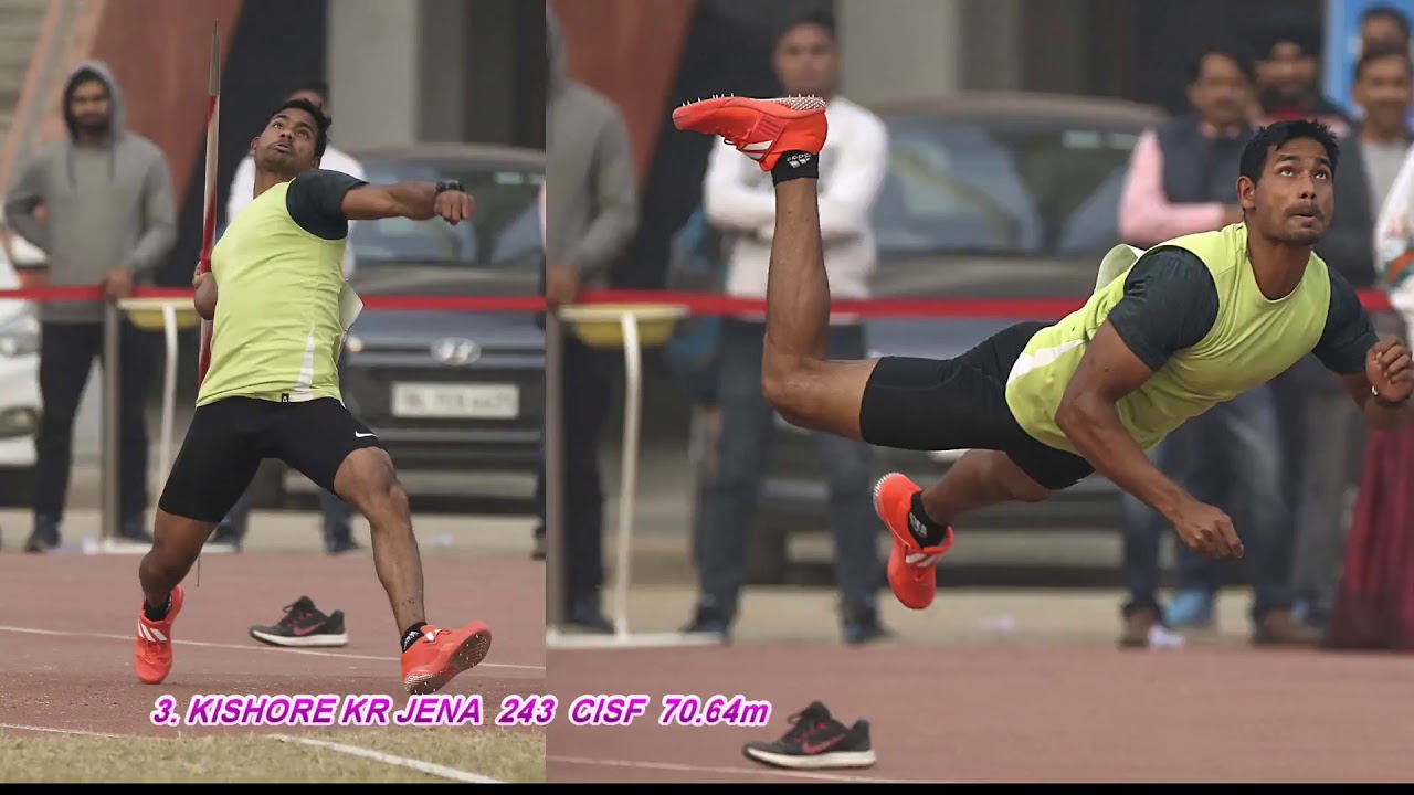 .ANKIT RATHI OF CISF TAKES THE GOLD IN MEN'S JAVELIN AT NATIONAL POLICE ...