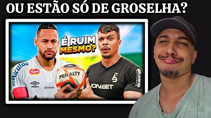NEYMAR RECLAMOU DA BOLA, E EU TESTEI ELA 😱 será que é ruim?! REACT DO CANAL REVERSÃO