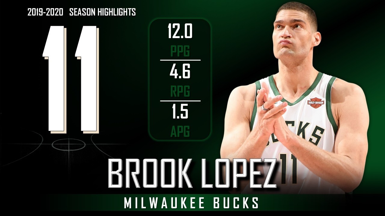 Brook Lopez || 2019-2020 Milwaukee Bucks Highlights