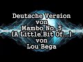 Mambo nummer fnf cover von mambo no 5 a little bit of von lou bega