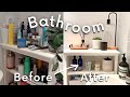 Bathroom transformation | Deep cleaning and decluttering