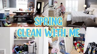 2024 SPRING CLEAN WITH ME! EXTREME CLEANING MOTIVATION! MOM LIFE HOMEMAKING!