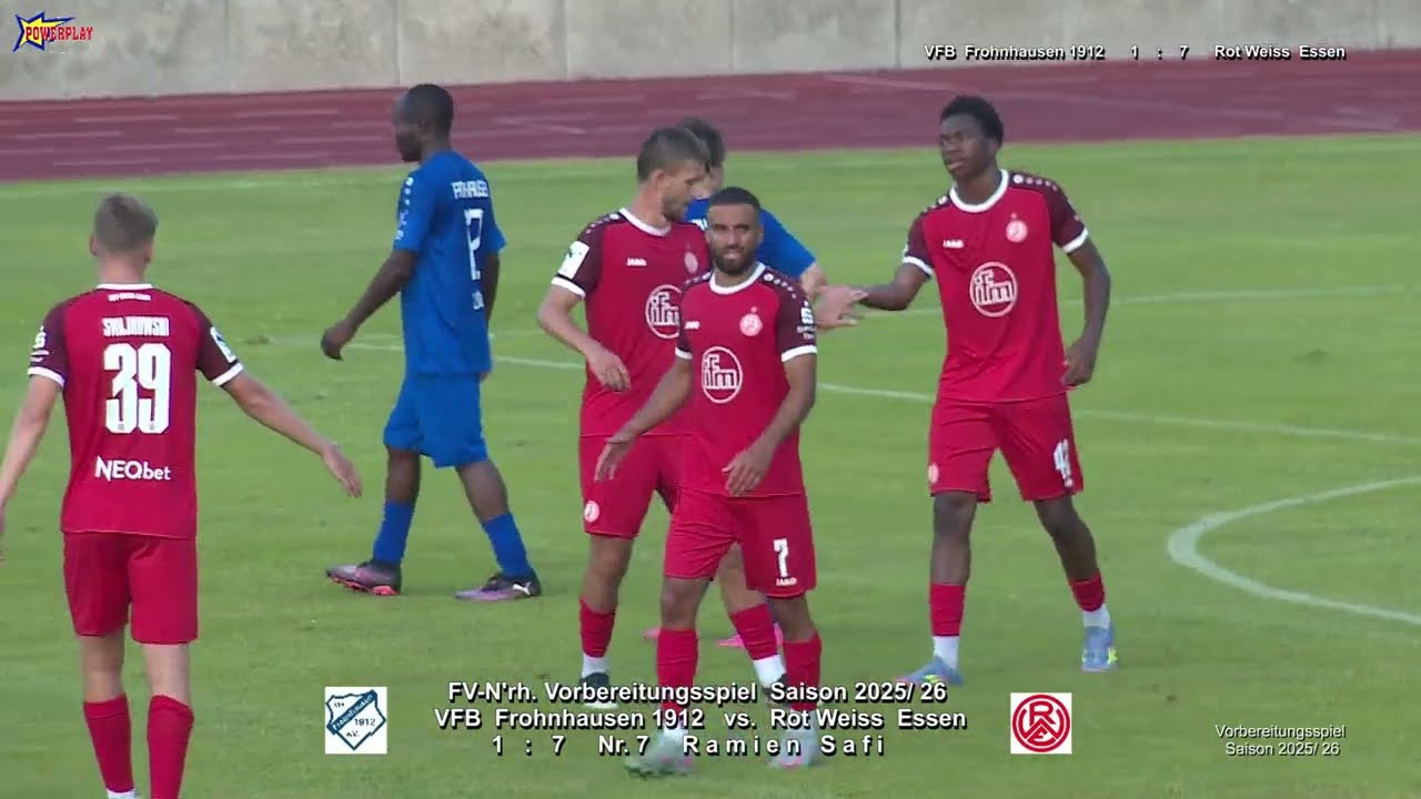 2025 07 01 FV N'rh Testspiel 2025 26 VFB Frohnhausen vs  Rot Weiss Essen