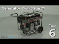 Top Reasons Generator Won&#39;t Start — Generator Troubleshooting