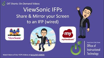 MyViewBoard -  Share & Mirror your Chromebook or Laptop to ViewSonic IFP - Wired Edition