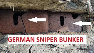 WOW , German WW2 sniper bunkers..and more ! WOW , German WW2 sniper bunkers..and more !