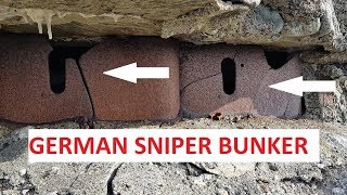 WOW , German WW2 sniper bunkers..and more !