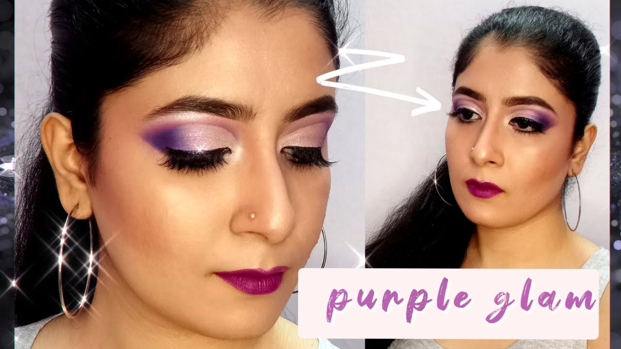 💜Purple Glam Makeup💜 || Tutorial