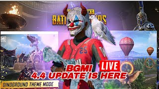 CONQUEROR RANK PUSH 🔝|4.4 UPDATE IS HERE| BGMI LIVE | OMIPLAYZISLIVE #BGMIupdate #bgmi #LIVE