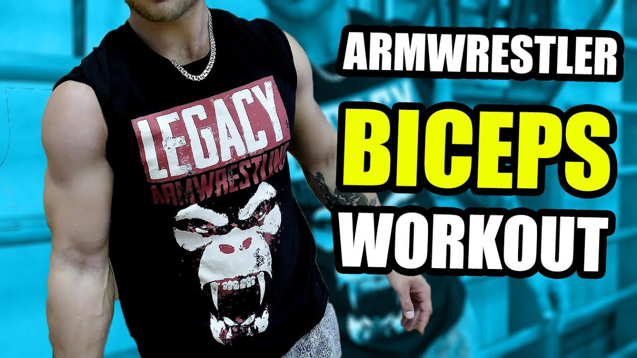 ARM WRESTLING TRAINING FOR BICEPS YouTube