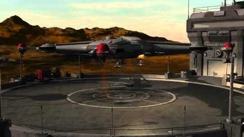 Carrara Spaceship Take-Off Animation