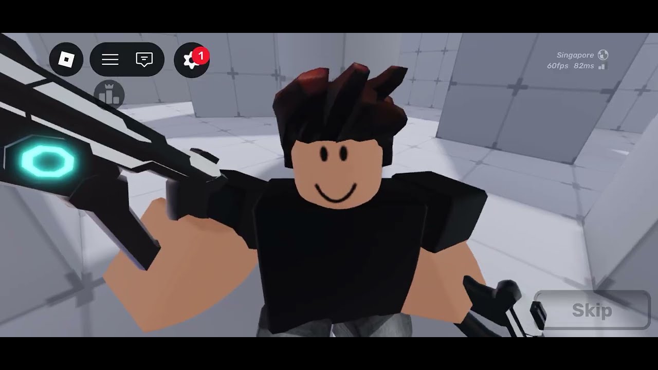 Got my first energy weapon for the first time in rival(Roblox)