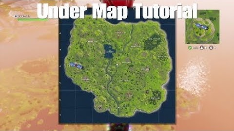 Fortnite under map Glitch Tutorial