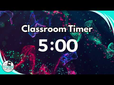 5 Minute Timer with Calm Background Music | No Alarm | Relaxing Ambient ...