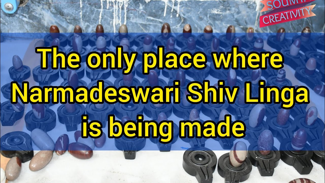 The only place in the world where Narmadeswari Shiv Linga is being made     @soumyacreativity