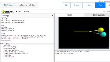 Modeling Inelastic Collisions with Python