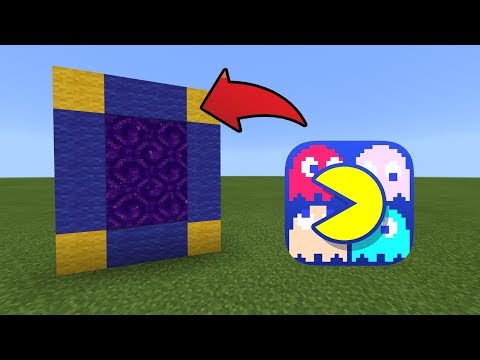 How To Make a Portal to the Pac-Man Dimension in MCPE (Minecraft PE)