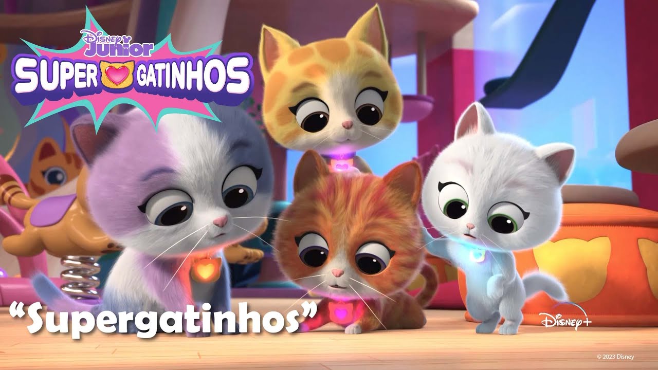 Supergatinhos, Tema de abertura, Video musical 🎶