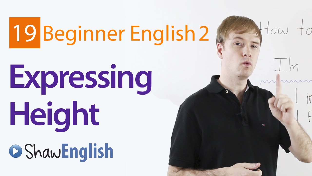 How To Express Height In English