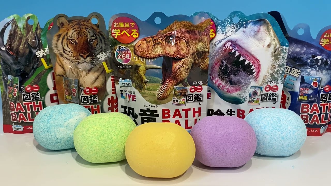 ジョーズ　バスボール　6個 楽天市場】びっくらたまご ドラマチック お風呂シリーズ お風呂