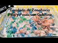 🥕Como Hacer Ensalada de Zanahoria, Piña, Pasas con Gelatina.