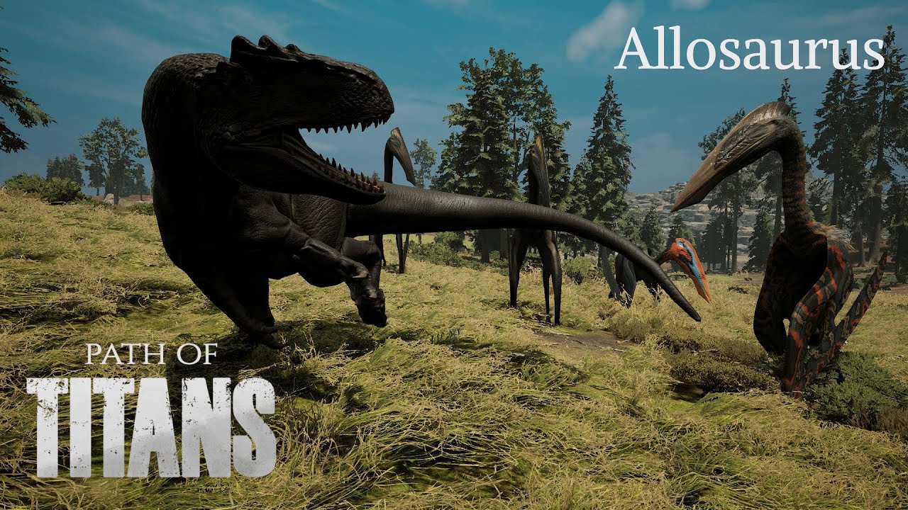 Path of Titans Allosaurus Compilation P4 (Official Servers)
